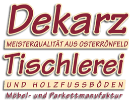 Logo - Dekarz Tischlerei aus Osterrönfeld